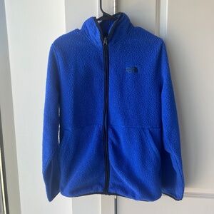 Blue North Face Jacket Sherpa